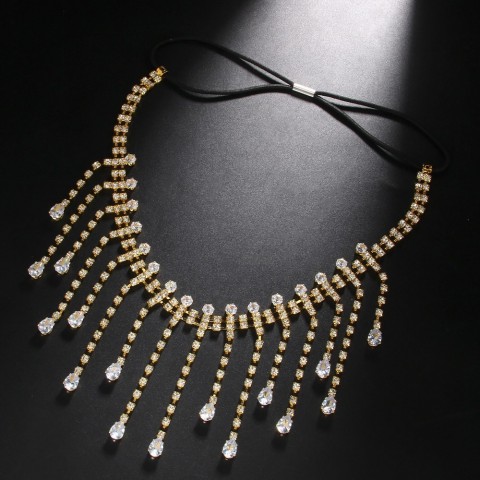 Trendy Unisex Tassel Thigh Chain with Sparkling Elastic Band