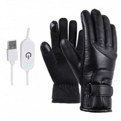 Five Fingers Heated Gloves for Men - Waterproof & Warm Winter Protection