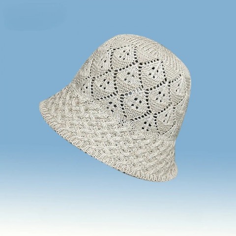 Beret 2025 for Boys - Japanese Style Hollow Woven Bucket Hat