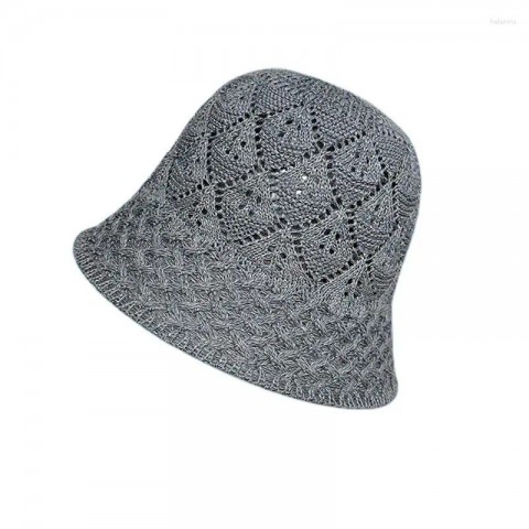 Beret 2025 for Boys - Japanese Style Hollow Woven Bucket Hat