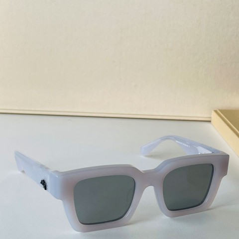 Designer OMRI012 Men's Full-Frame UV400 Sunglasses - Classic Black & Pink Lenses