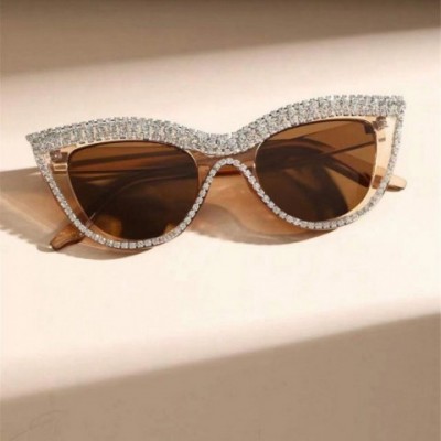 Trendy Retro Diamond-Set Sunglasses for Women & Men UV400 Protection