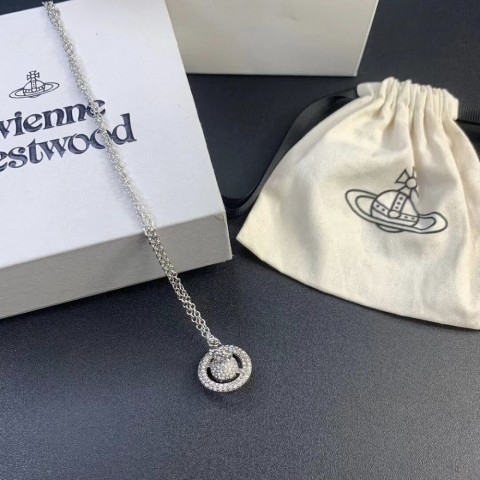 Vivienne Westwood Inspired Empress Cixi 3D Planet Necklace