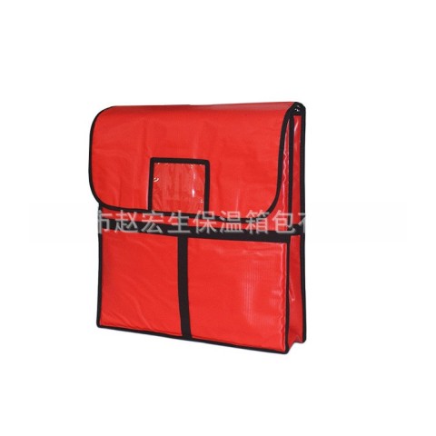 Red Waterproof 20-22 Inch Pizza Insulation Carry Bag for Takeaway