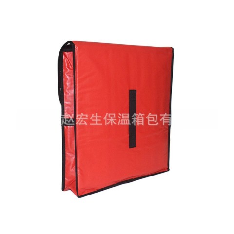 Red Waterproof 20-22 Inch Pizza Insulation Carry Bag for Takeaway