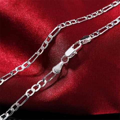 Men's High-End 925 Sterling Silver 4MM/6MM/8MM/12MM Chain Necklace, 16-30 Inches, Fashion Jewelry Y241025
