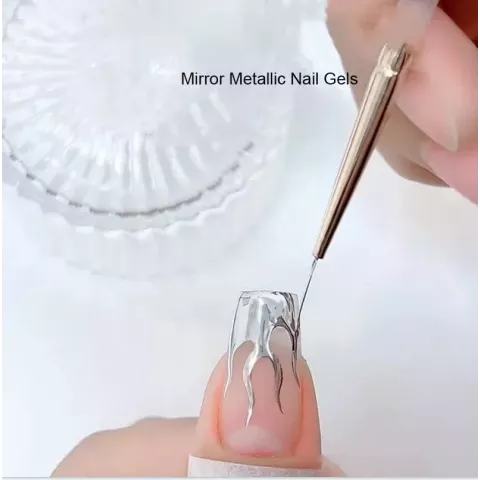 MAFANAILS 8g Metallic Mirror Effect Gel Polish for Flawless Nails