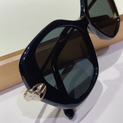 Large Polygon Women's Serpenti Sunglasses with UV400 Protection
