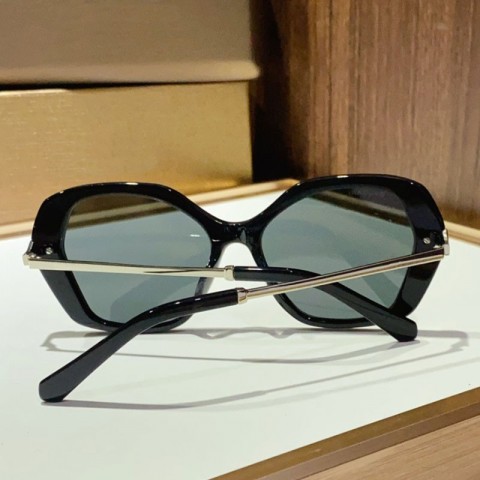 Large Polygon Women's Serpenti Sunglasses with UV400 Protection