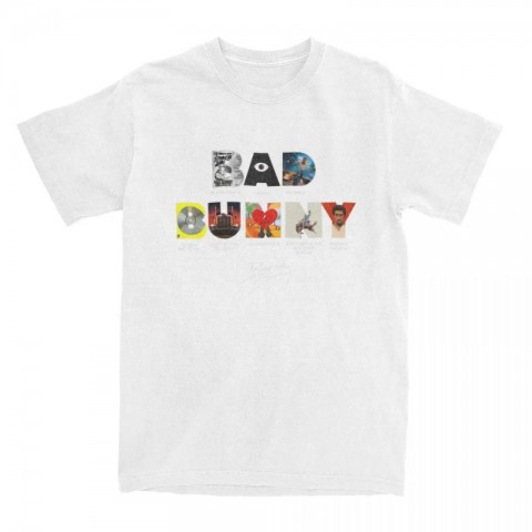 Men's Bad Bunnys DTMF Debi Tirar Mas Fotos T-Shirt - Awesome Cotton Loose Fit Summer Tee