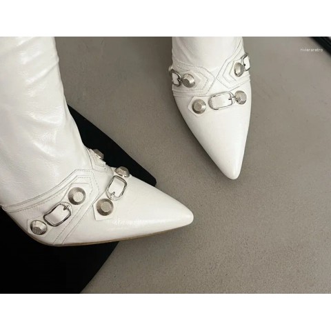 Luxury Women's Casual PU Over-Knee Heels Autumn Black Boots