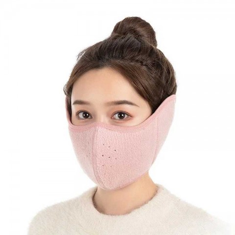 3pcs Unisex Outdoor Thermal Mask, Winter Cycling Windproof Ear Protection, Breathable Fashion Face Cover XJ241209
