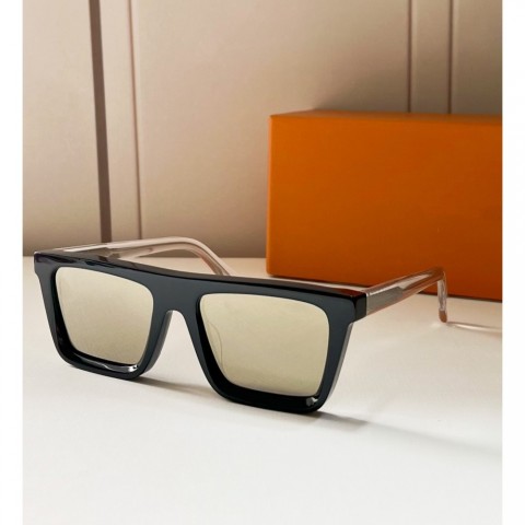 MILLIONAIRE Z18010E Shiny Gold Top Quality Square Sunglasses for Men & Women
