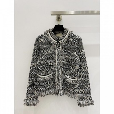 Luxury Womens Designer Embroidered Knitted Cardigan Jacket in Top Quality Sizes S-L
