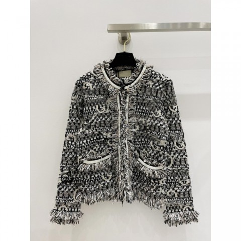 Luxury Womens Designer Embroidered Knitted Cardigan Jacket in Top Quality Sizes S-L