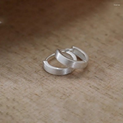 Stylish 925 Sterling Silver Hoop Earrings for Women - Simple & Exquisite
