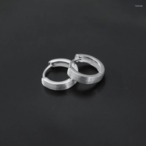 Stylish 925 Sterling Silver Hoop Earrings for Women - Simple & Exquisite