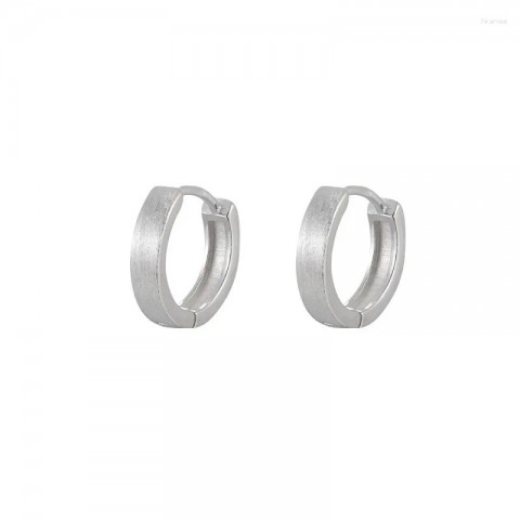 Stylish 925 Sterling Silver Hoop Earrings for Women - Simple & Exquisite