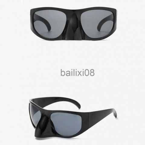 Y2K Luxury Oversized Bird Nose Mask Sunglasses for Men 2023 Trend