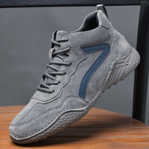 Brand Winter Ankle Boots for Men - Genuine Leather, Warm & Comfortable