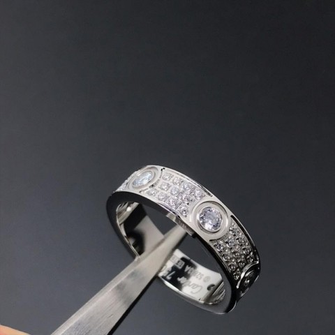 Elegant Classic Heart Band Ring, Women's Titanium Steel Alloy Gold Plated Jewelry