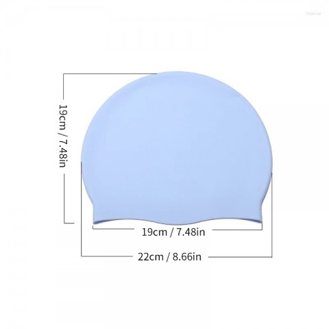 Unisex Comfortable Waterproof Swim Cap - Durable Beret for Swimming