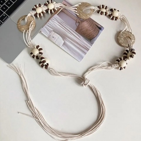 Bohemian Butterfly Tassel Waist Chain Belt for Men - Y2K Trendy Beach Accessory