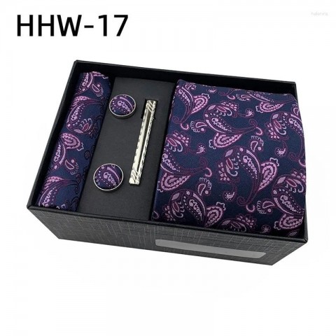 Luxury Bow Tie Set for Men in Lavender