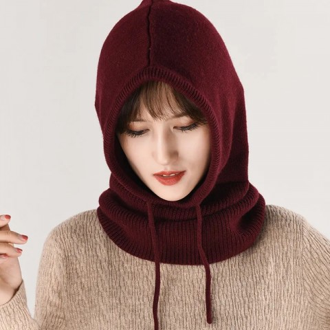 Warm Unisex Cashmere Beanie & Scarf Set for Women