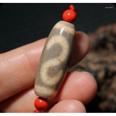 Bangle Energy Magic Tibetan Antique Agate Money Hook Rich Symbol DZi Bead Pendant