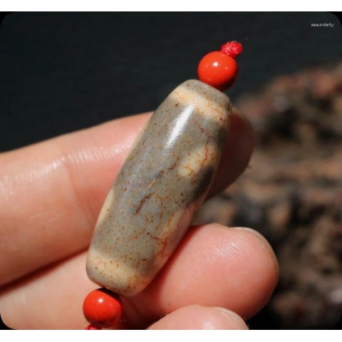 Bangle Energy Magic Tibetan Antique Agate Money Hook Rich Symbol DZi Bead Pendant