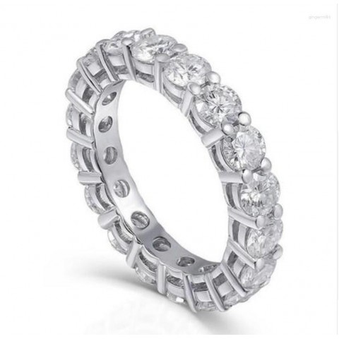 Elegant Zircon Cluster Rings for Women Men Wedding Gift