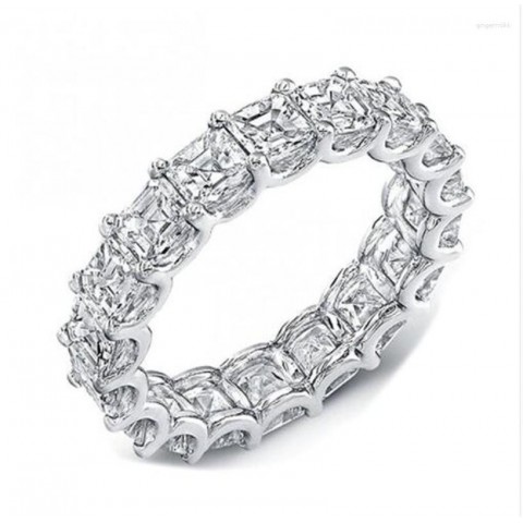 Elegant Zircon Cluster Rings for Women Men Wedding Gift