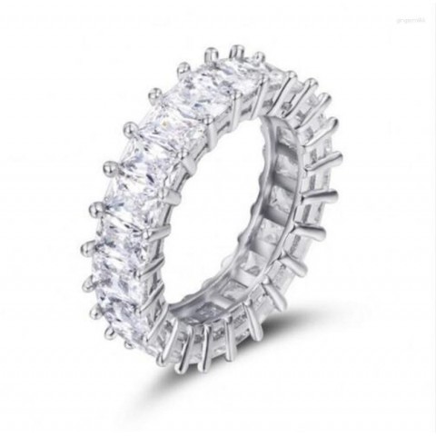 Elegant Zircon Cluster Rings for Women Men Wedding Gift