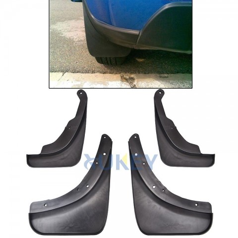 Set Molded Mud Flaps for Suzuki SX4 Hatchback 2007-2013 - Front and Rear Fender Guards