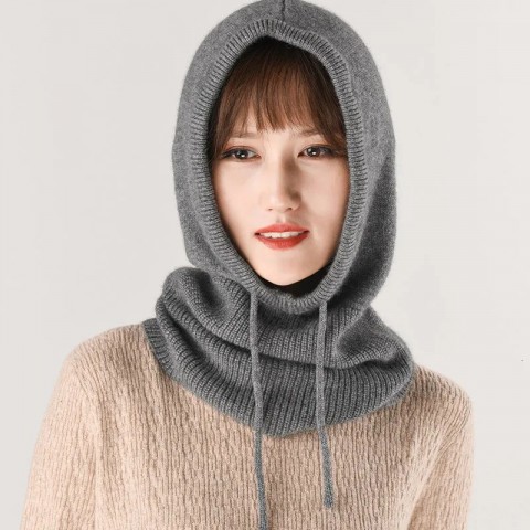 Warm Unisex Cashmere Beanie & Scarf Set for Women