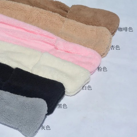 Thick Plush Hat Scarf Glove Set for Women - Warm Winter Accessories 241202
