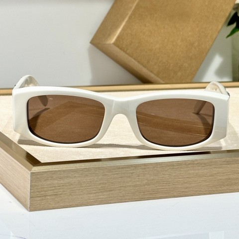 Chunky Rectangle UV400 Sunglasses - Havana Grey Mirror Lens for Men Women