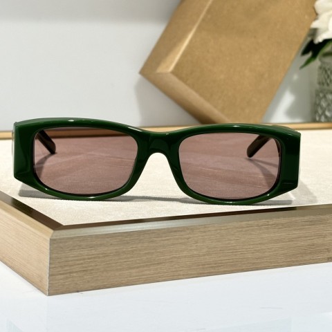 Chunky Rectangle UV400 Sunglasses - Havana Grey Mirror Lens for Men Women