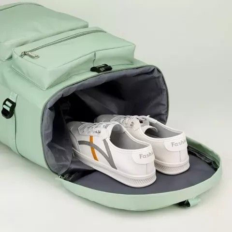 Unisex Embossed Duffel Bag - Large Capacity Travel and Sports Bag with Nylon Lining