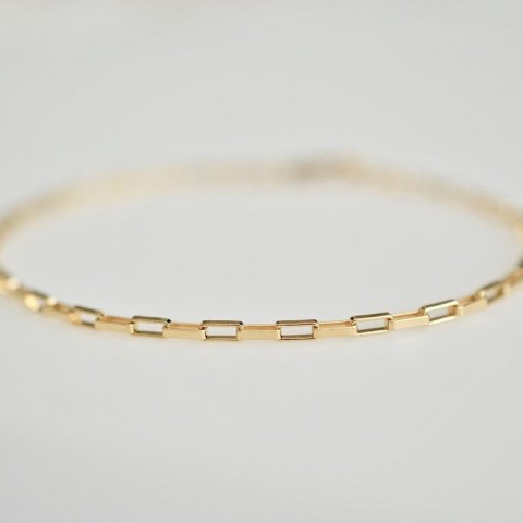 OriginaIngenu 14K Gold Filled Handcrafted Charm Bracelets for Women - Vintage Boho Anklets