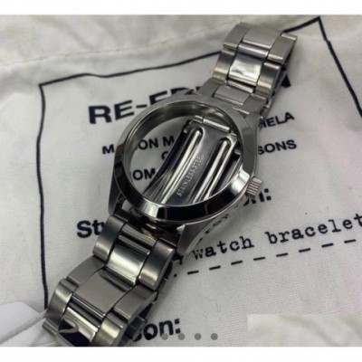 Stainless Steel Hip Hop Watch Bracelet Unisex Chain Jewelry with Lobster Clasp