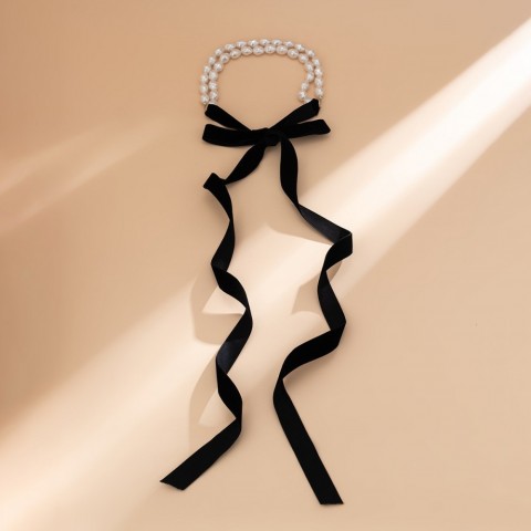 Jewelry Long Bow Collar Chain for Women