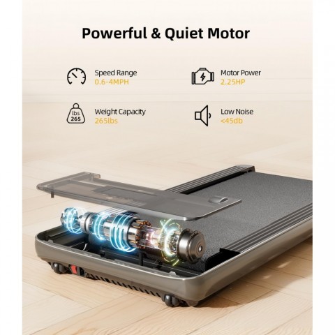 Under Desk Treadmill: Portable Walking Pad for Home Office Use