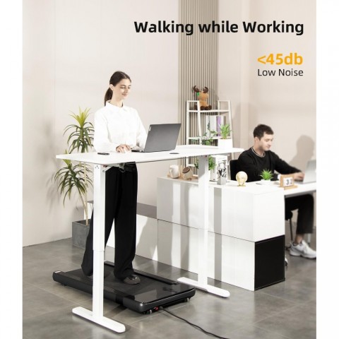 Under Desk Treadmill: Portable Walking Pad for Home Office Use