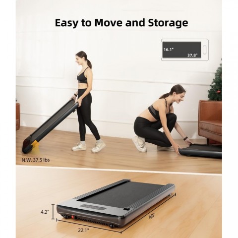 Under Desk Treadmill: Portable Walking Pad for Home Office Use