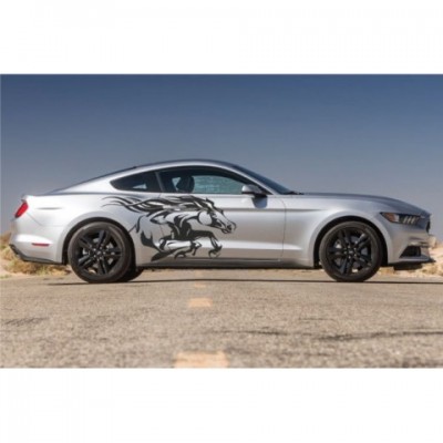 Horse Running Tribal Design Vinyl Stickers for Car and Pickup Truck