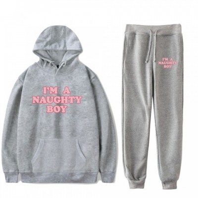 Baylen Levine Naughty Boy Streetwear Logo Rapper Full Sleeve Hoodie Set for Women