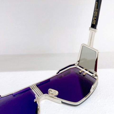 Titanium Designer Oversized Sunglasses - Gold Frame for Men & Women bps146
