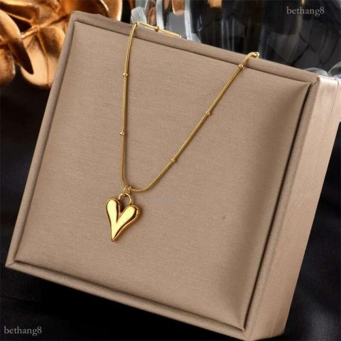 Jesus Cross 18k Gold Plated Pendant Necklace for Women